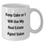 Funny Real Estate Agent Gifts for Men, 'Keep Calm Or I Will Use My Real Estate Agent Voice' White Coffee Mug, Gifts from Family or Friends for Father's Day, Unique Real Estate Agent Mug - Additional