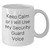 Funny Security Guard Gifts from Mom - Keep Calm Or I'll Use My Security Guard Voice White Coffee Mug, Mother's Day Unique Gifts for Security Guard Women - Additional