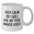 Tool Maker Humor Gifts from Friends, Funny White Coffee Mug, Gifts for Mother's Day, Keep Calm Tool Maker Voice, White Ceramic 11oz/15oz - Additional
