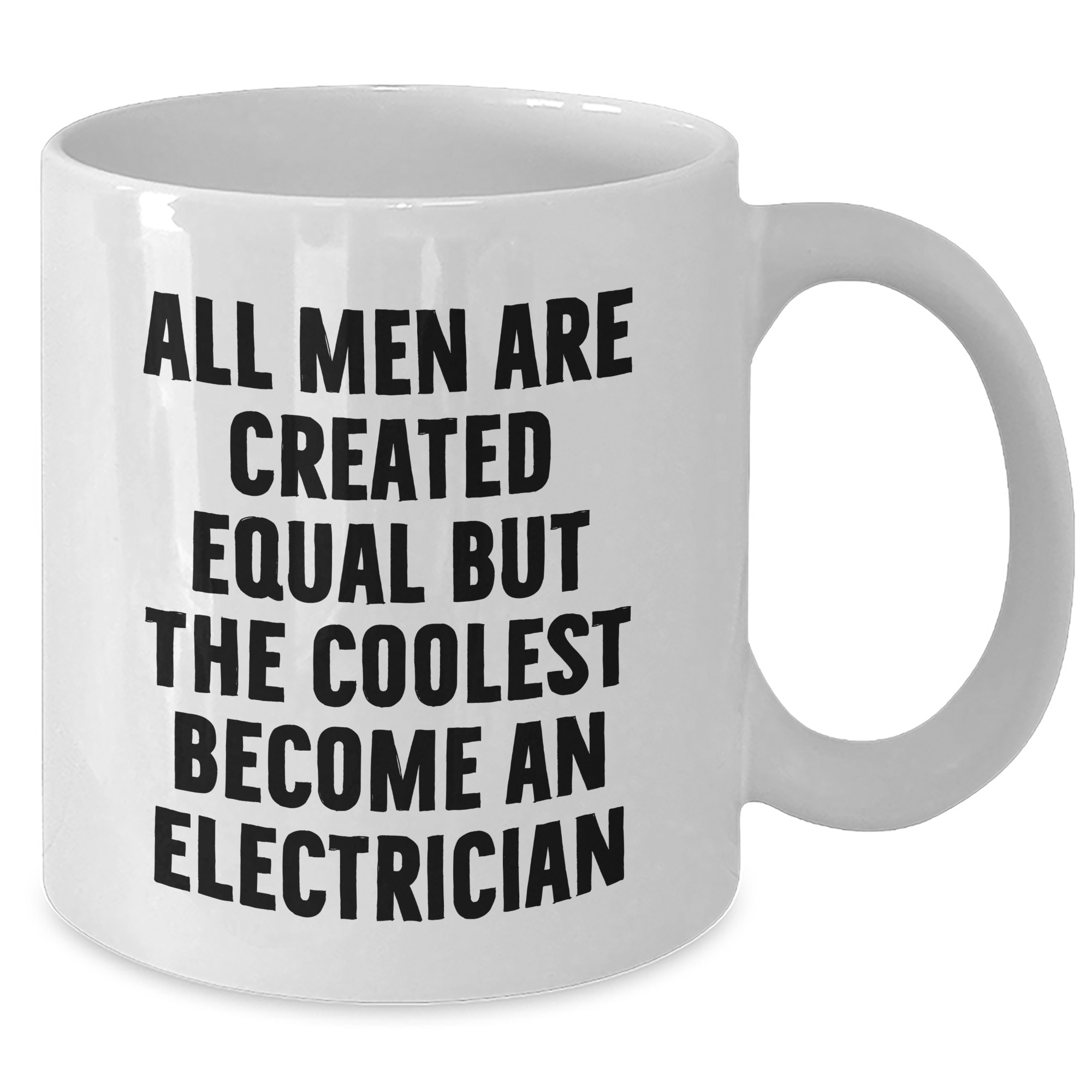 Funny Electrician Gifts for Women, Mother's Day Unique Gifts from Friends, White Coffee Mug with Quote, 11oz or 15oz Capacity, Microwave and Dishwasher Safe - Additional