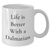 Dalmatian Dog Lovers Rejoice With This Funny White Coffee Mug, Perfect Father's Day Unique Gift for Men, Gift from Friends to Family - Additional