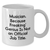 Musician Gifts from Friends - Funny White Coffee Mug, 'Freaking' genius Is Not An Official Job Title., Perfect for Father's Day - Additional