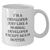 Funny Developer Mugs Gifts from Friends for Mother's Day, White Coffee Mug Quote 'I'm A Developer. Just Like A Normal Developer Except Much Hotter.' - Additional
