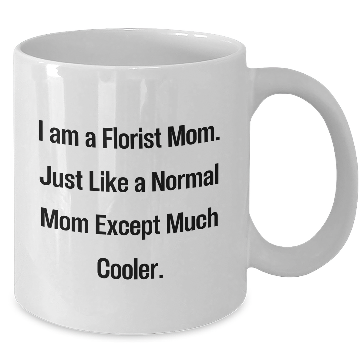 Funny Florist Mom Gifts for Dad on Father's Day - White Coffee Mug, 11oz or 15oz, Ceramic, Microwave & Dishwasher Safe Gifts from Mom to Dad - Additional