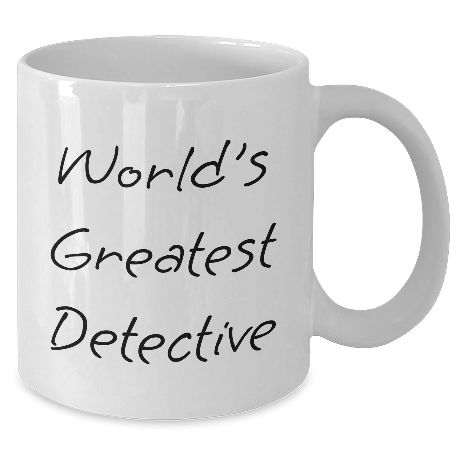 Funny World's Greatest Detective White Coffee Mugs for Detective Fans Gifts from Friends on Mother's Day - Additional