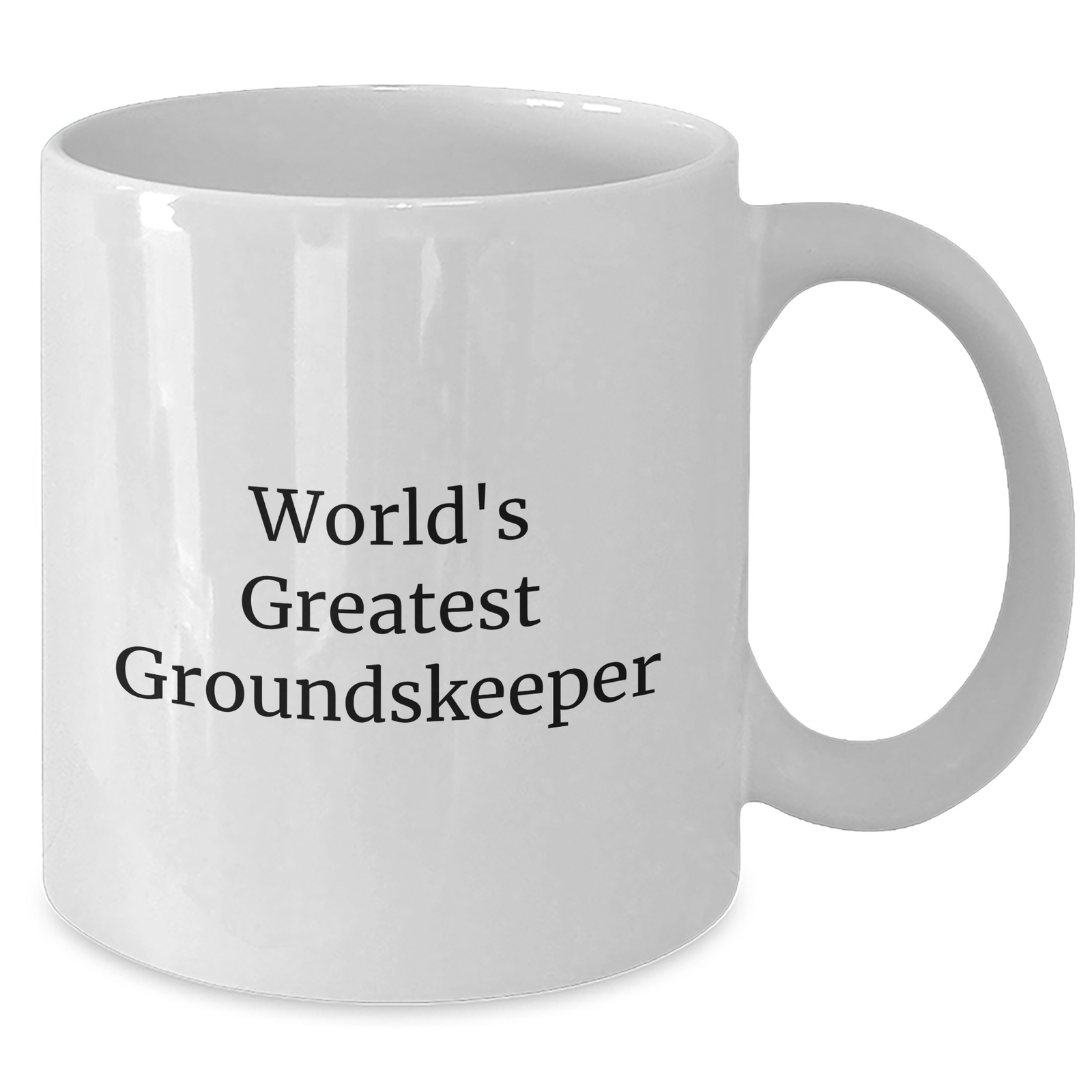 Funny groundskeeper Gifts for Mom - White Coffee Mug, 'World's Greatest' Quote, 11oz or 15oz Capacity, Ceramic, Microwave, Dishwasher Safe, Gifts from Men, Gifts for groundskeeper - Additional