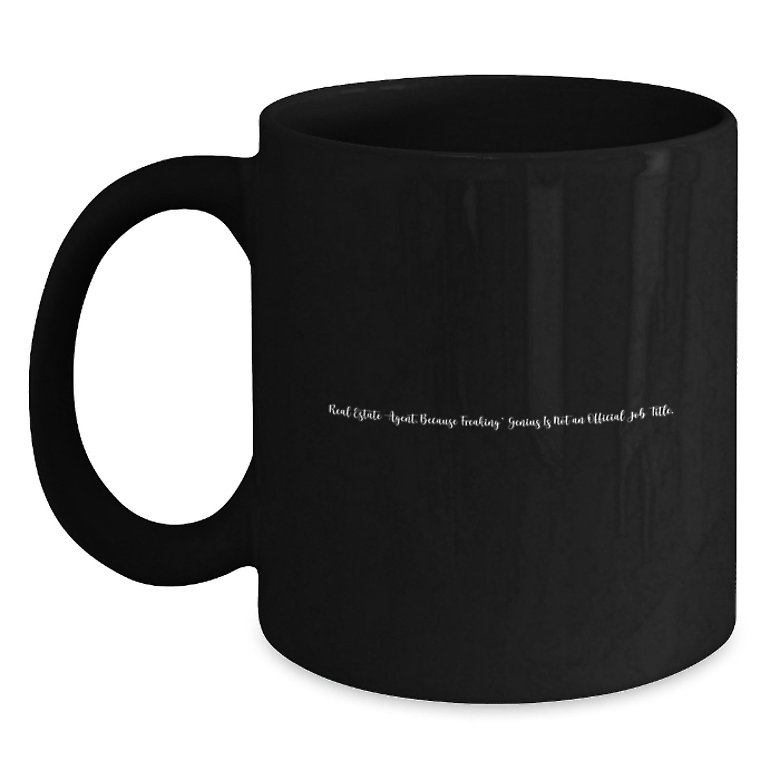 Funny Real Estate Agent Gifts from Dad, Perfect Unique Gifts for Real Estate Agent Men, Black Coffee Mug - Main