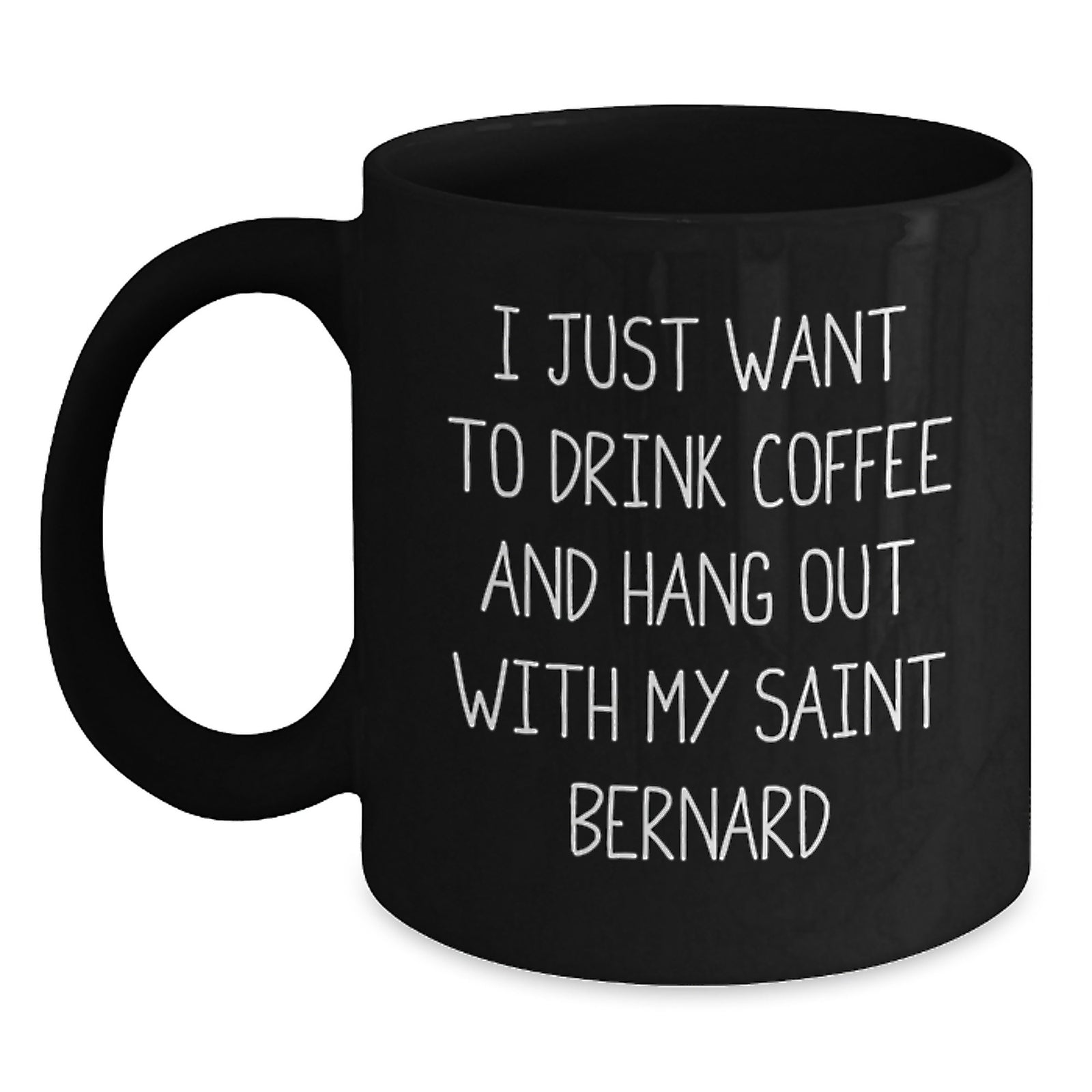 Funny Saint Bernard Dog Coffee Lovers Gifts from Men for Birthday Unique Mugs - Main