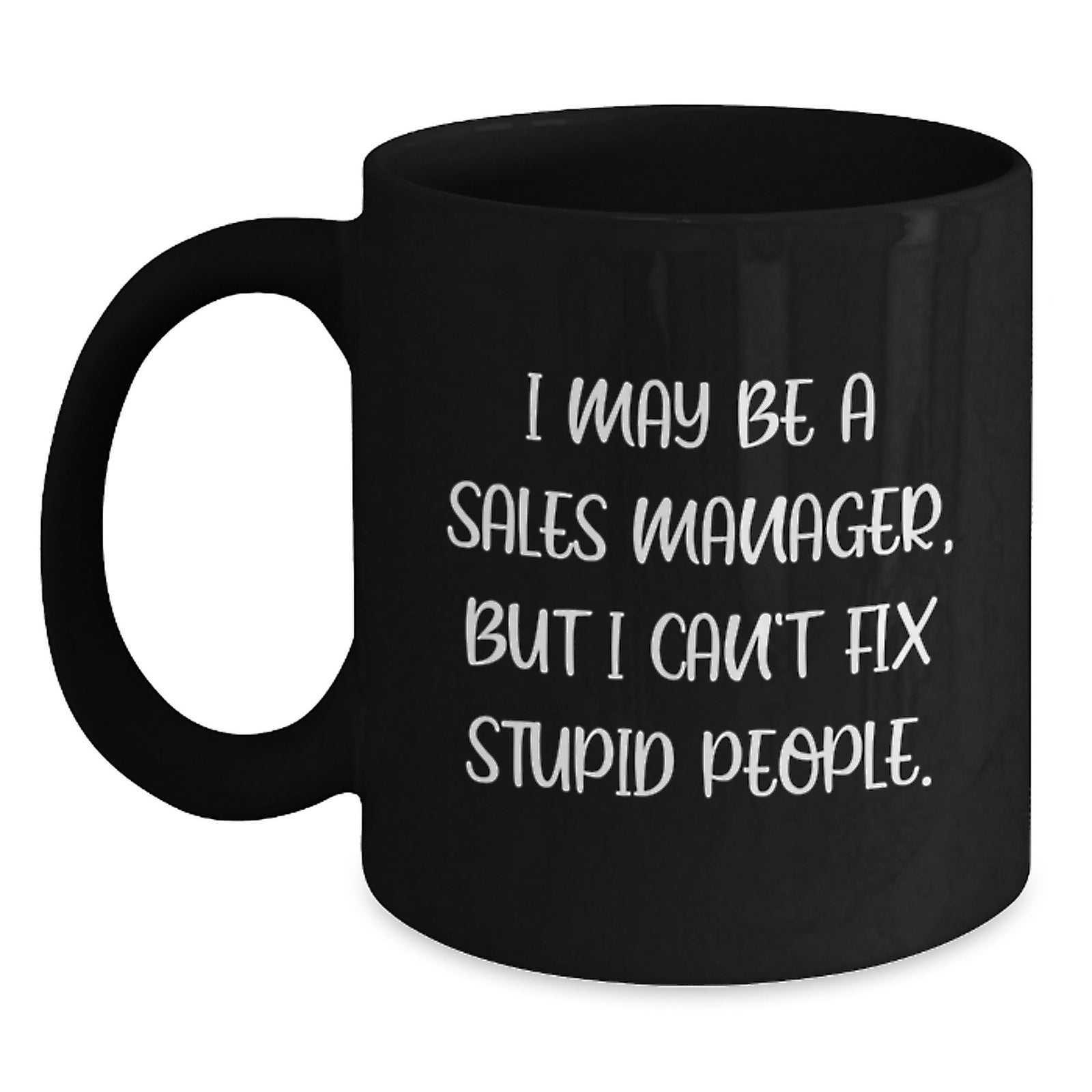 Christmas Gift for Her Witty Sales Manager Coffee Mug Present - Main