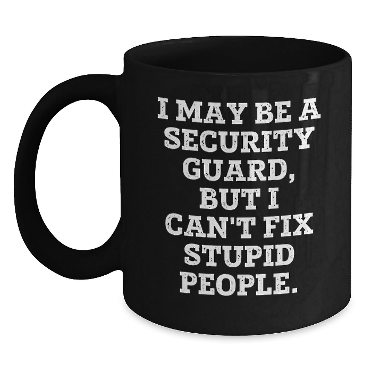 Security Guard Keepsake 11oz Mug for Him Christmas Gift Microwave Safe - Main