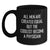 Funny Physician Gifts from Men to Colleagues, Black Coffee Mugs with Inspirational Quote 'All Men Are Created Equal But The Coolest Become A Physician', Unique Graduation Gifts for Him - Main