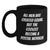 Funny Postal Worker Gifts from Friends - All Men Are Created Equal But The Coolest Become A Postal Worker Quote Black Coffee Mug for Birthday - Main