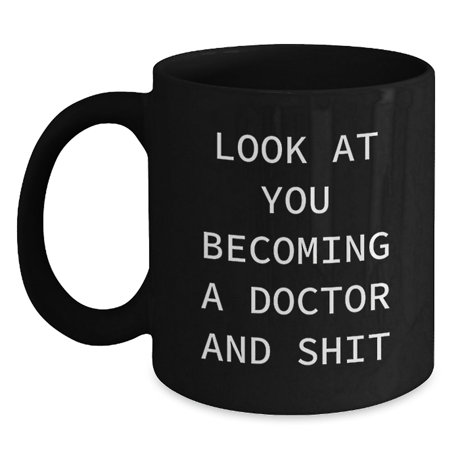 Funny Doctor Gifts from Friends Black Coffee Mug for Valentine's Unique Gifts - Main