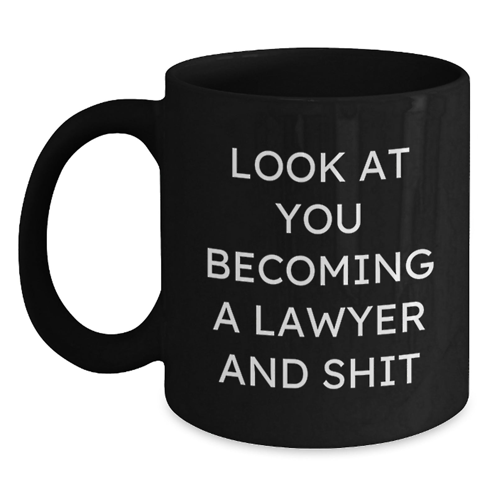 Lawyer Gift for Him A Humorous Keepsake Mug - Look At You Becoming A - Main
