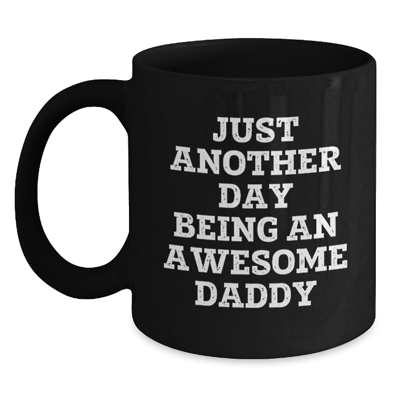 Funny Dad Jokes Black Coffee Mug Gifts from Men to Daddy for Mother's Day - Main