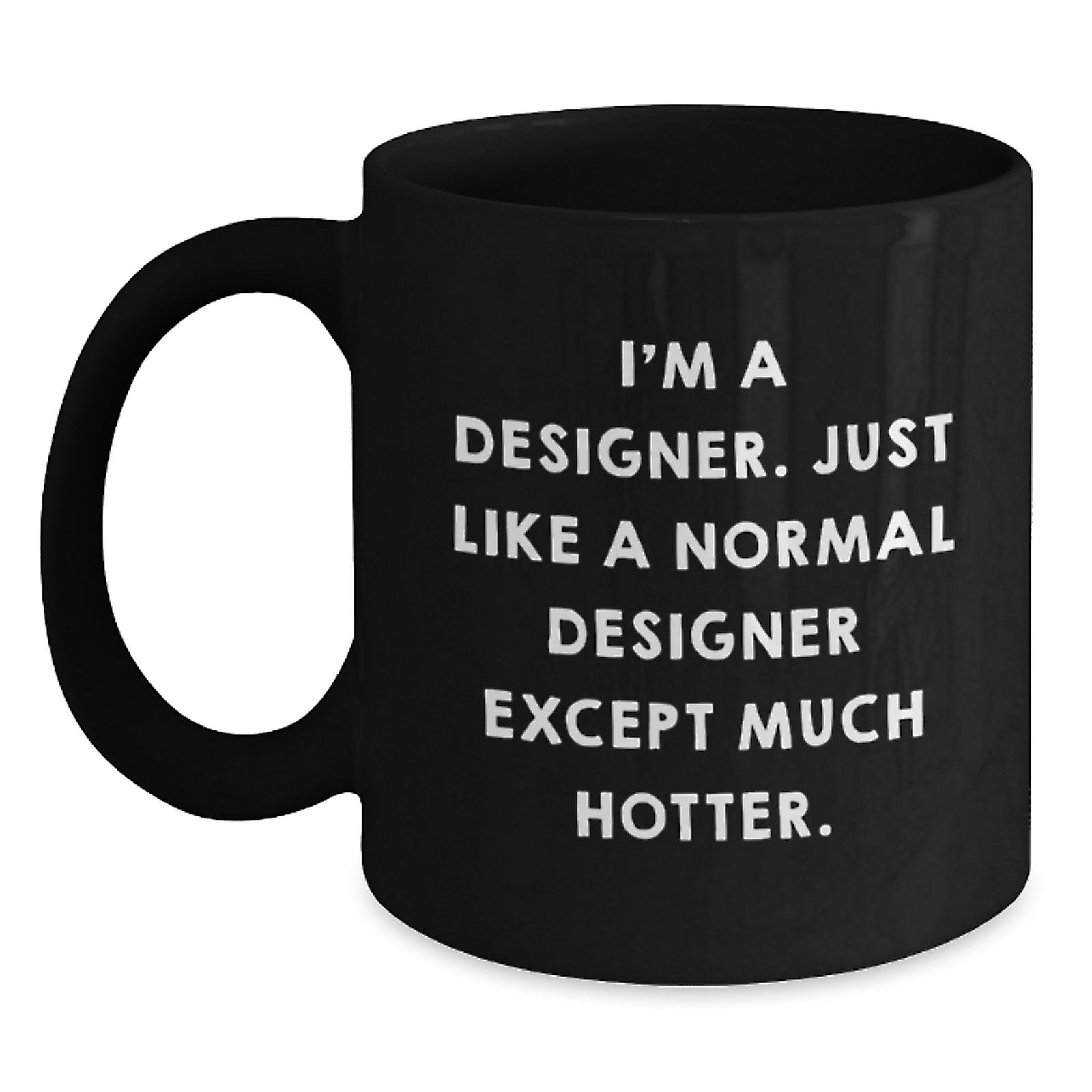 Christmas Unique Gifts for Designer Friends - Funny Designer Black Coffee Mug Gifts from Men, Women, Coworkers, Family - Main