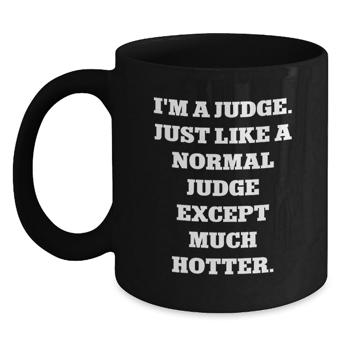 Funny Judge Gifts, Unique Black Coffee Mugs for Judge Men, Graduation Unique Gifts from Friends to Judge - Main