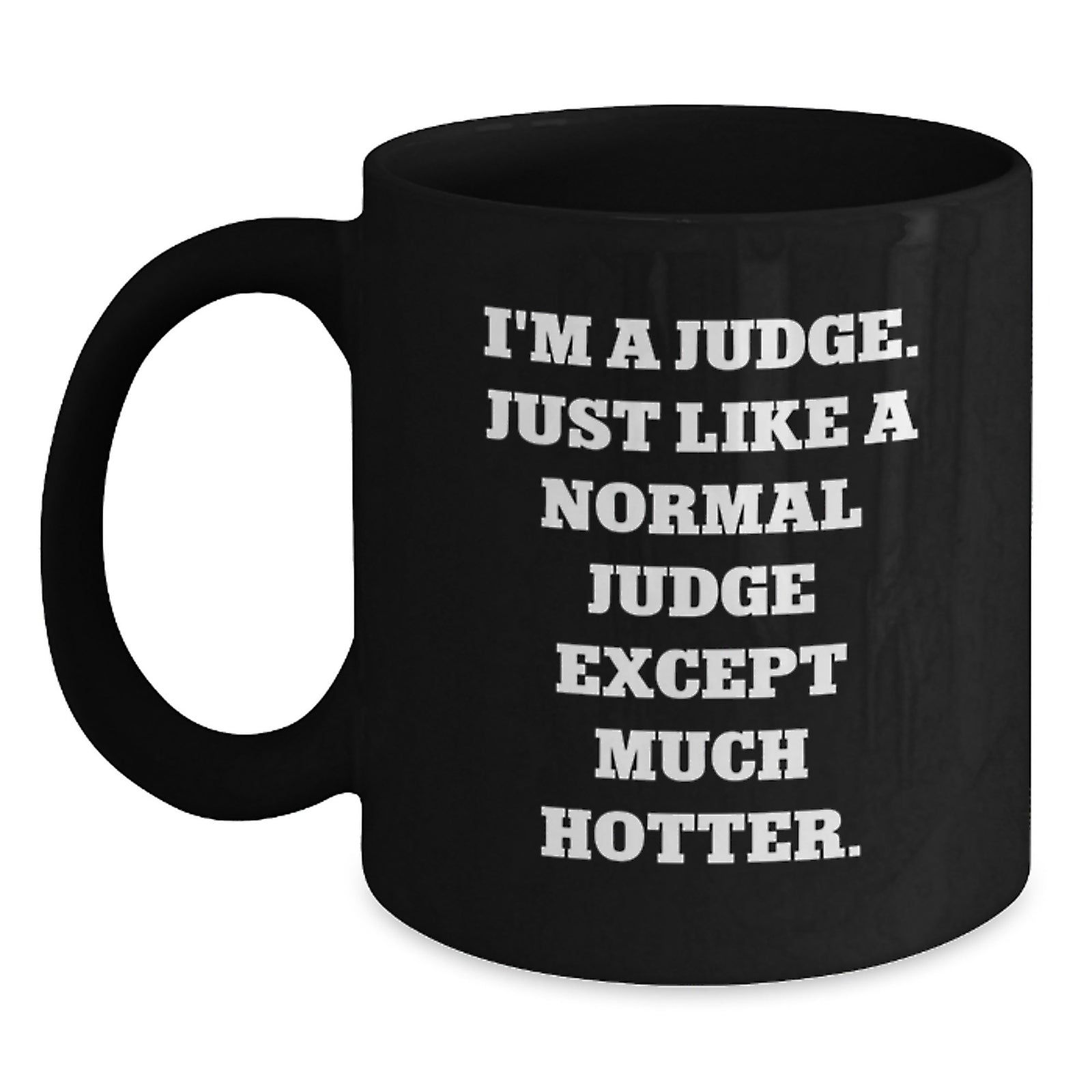 Funny Judge Gifts, Unique Black Coffee Mugs for Judge Men, Graduation Unique Gifts from Friends to Judge - Main