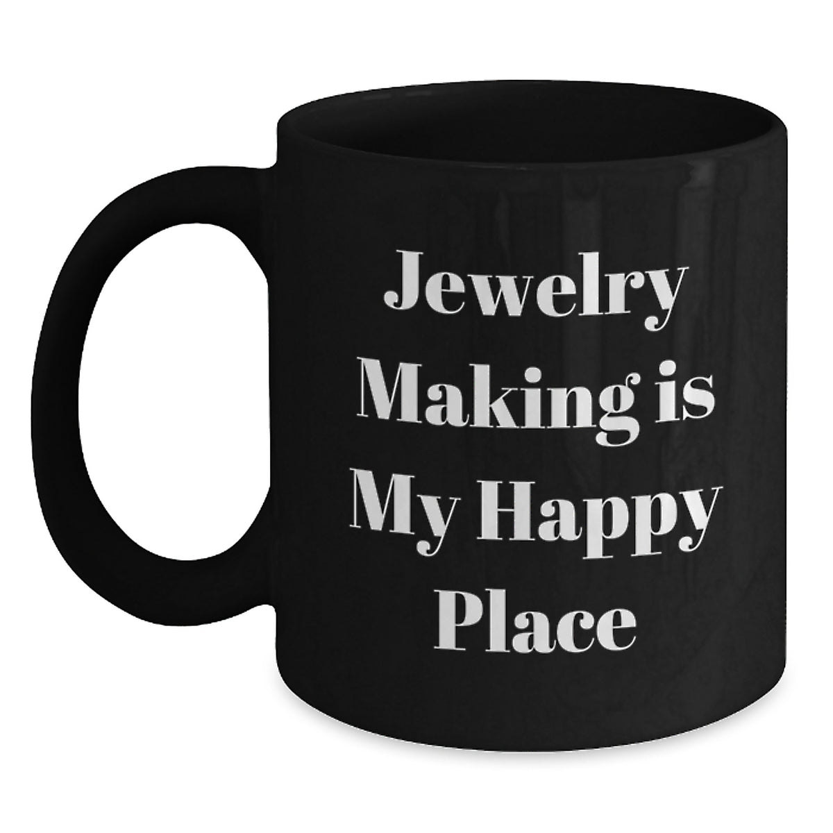 Jewelry Making Keepsake Black Coffee Mug for Him Birthday Gift - Main