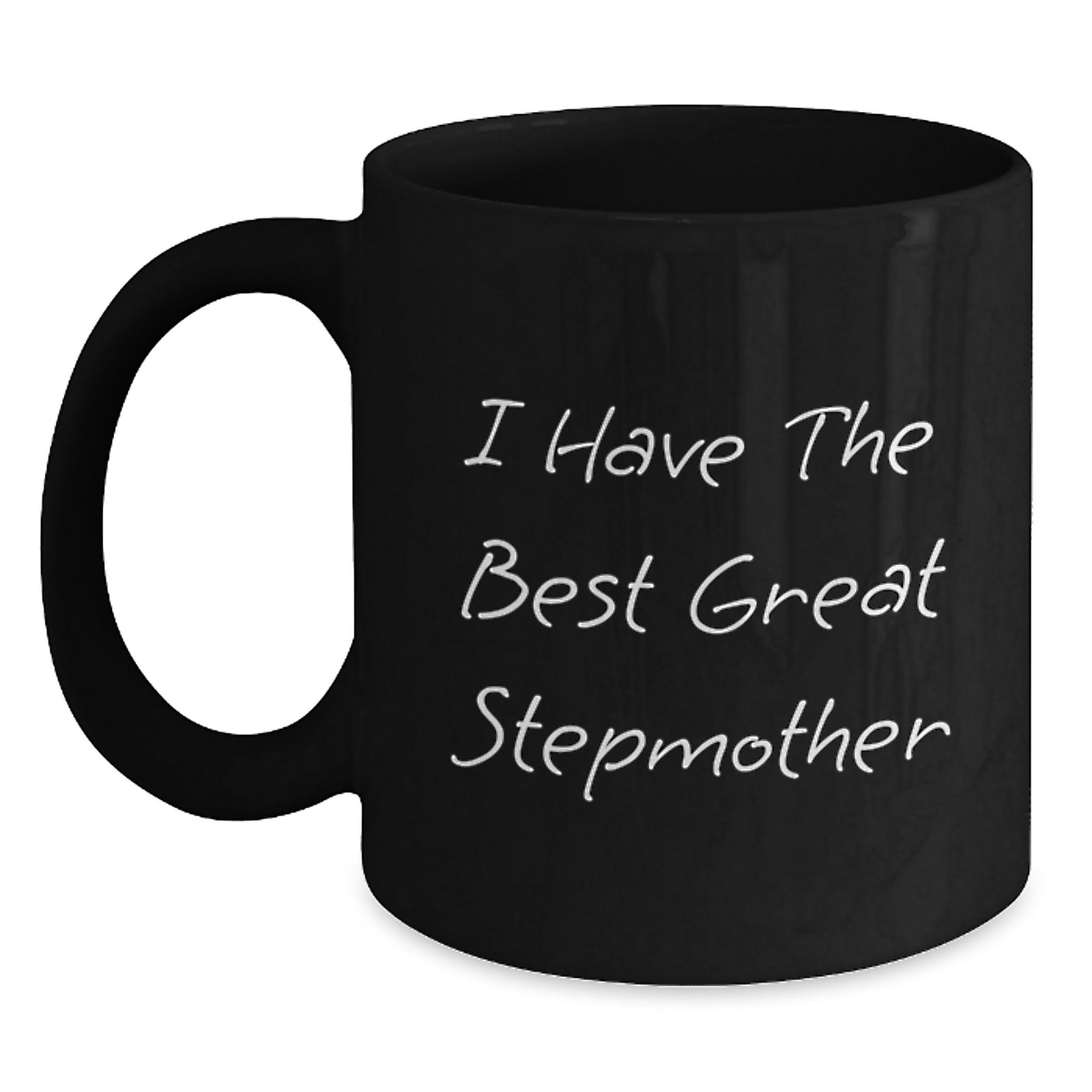 Funny Stepmother Gifts from Family Unique Black Coffee Mug for Stepmother on Graduation - Main