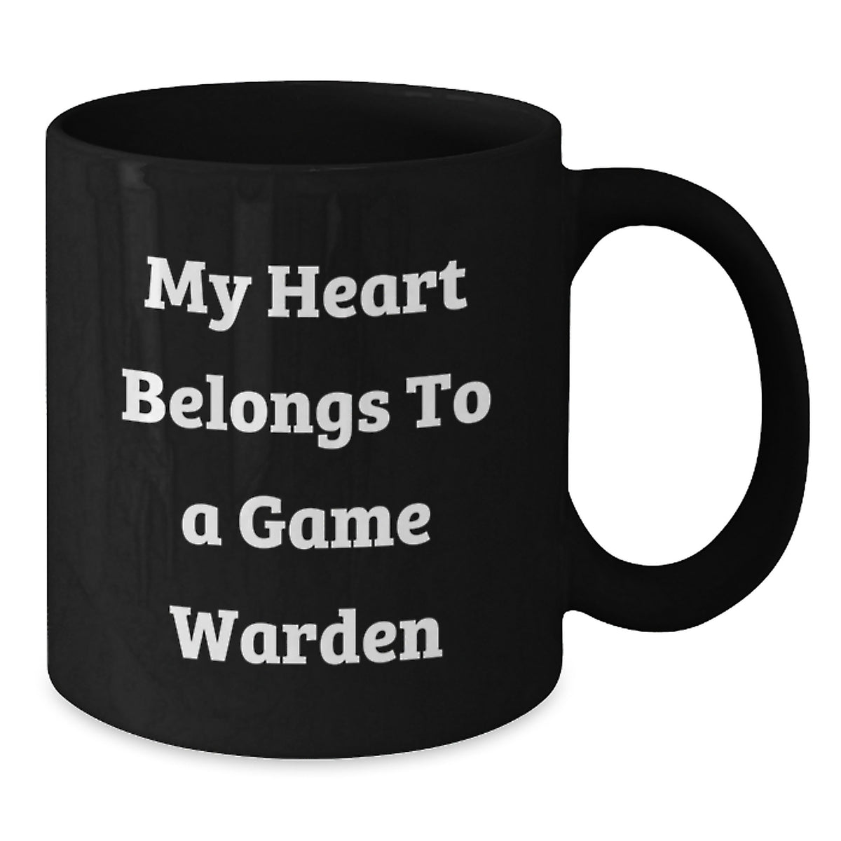 Funny Game Warden Gifts for Men - My Heart Belongs To A Game Warden, Valentine's Unique Gifts from Friends - Additional