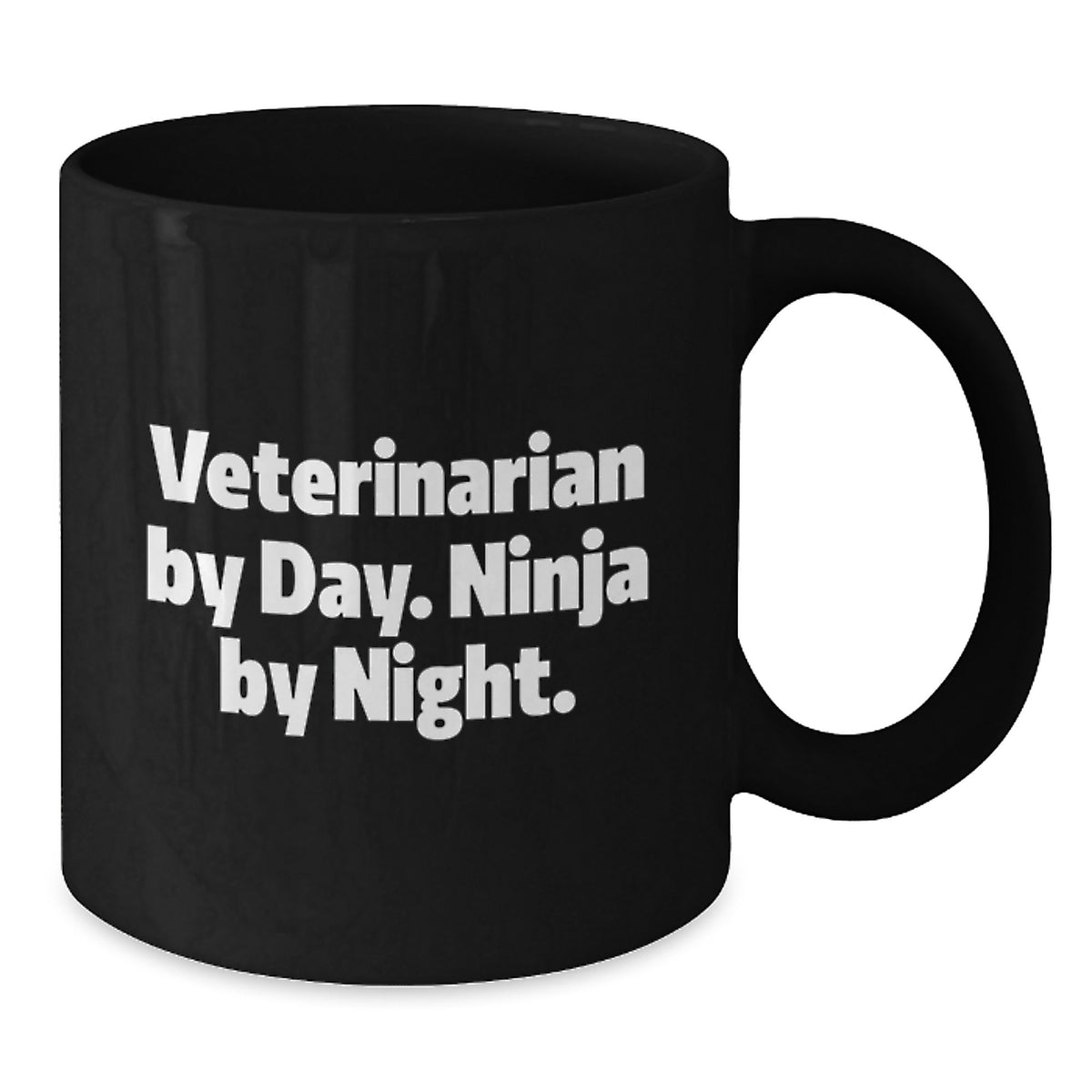 Funny Veterinarian Gifts from Friends for Graduation Unique Black Coffee Mug - Additional