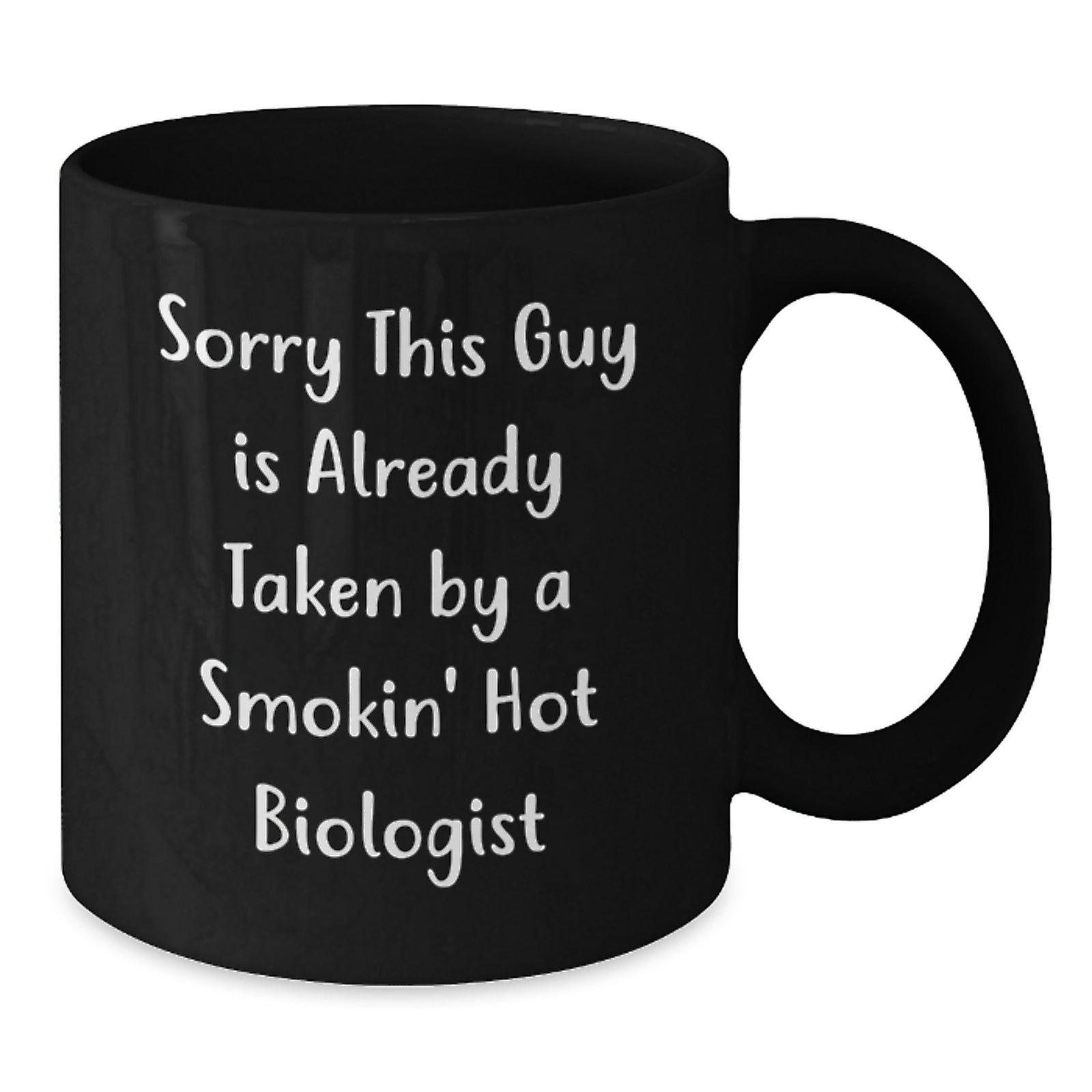Funny Scientist Gifts from Friends to Biologists Black Coffee Mug Birthday Unique Mugs for Women - Additional