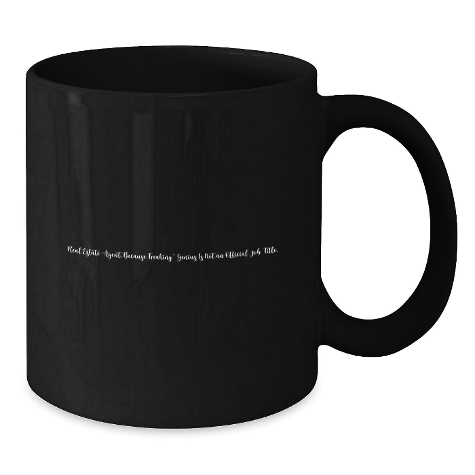Funny Real Estate Agent Gifts from Dad, Perfect Unique Gifts for Real Estate Agent Men, Black Coffee Mug - Additional