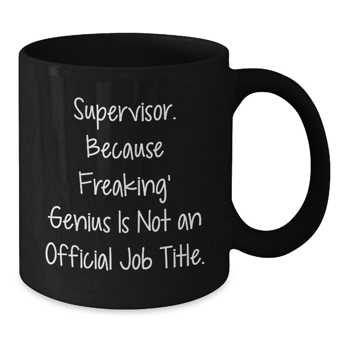 Supervisor Keepsake Black Ceramic Coffee Mug for Him Birthday Gift - Additional