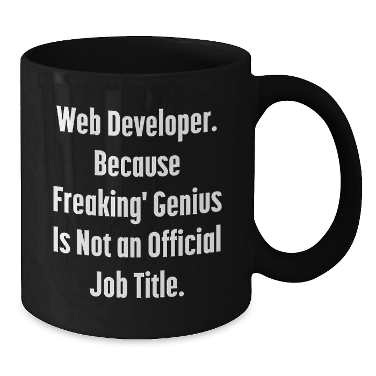Web Developer Keepsake Mug for Him Black Ceramic 11oz Graduation Gift - Additional