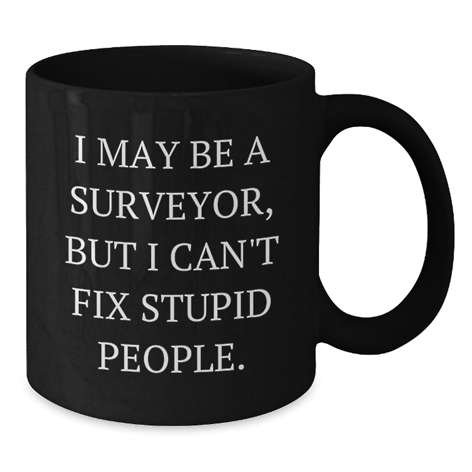 Surveyor Gift for Him - Witty Coffee Mug Keepsake - I May Be A Surveyor - Additional