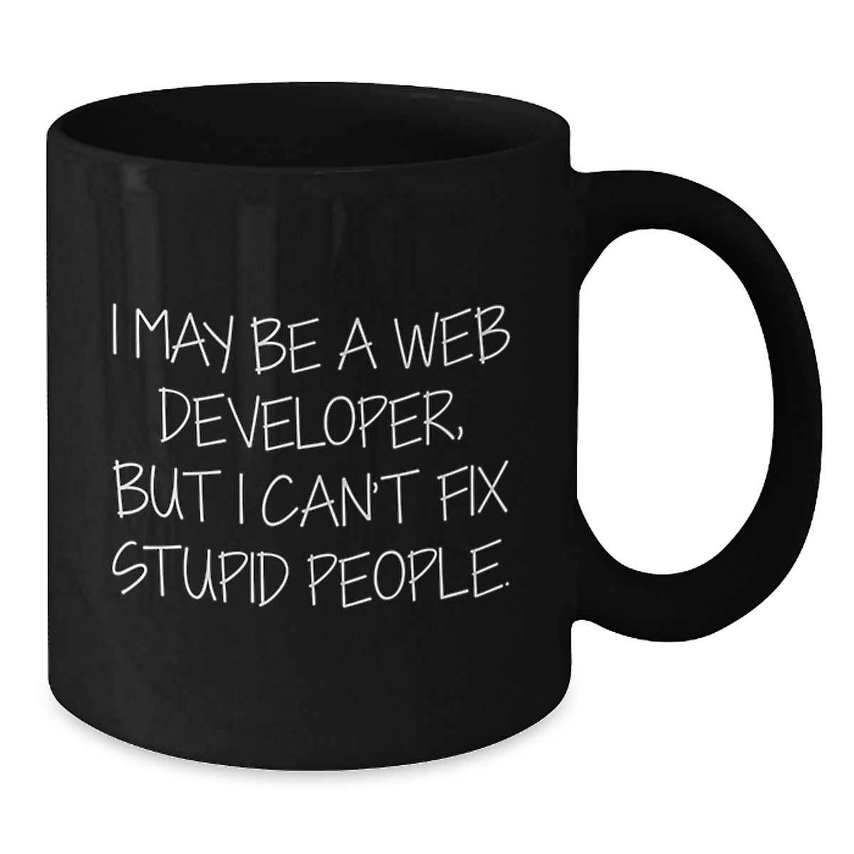 Web Developer Black Coffee Mug for Her Birthday Gift Present Fun Daily - Additional