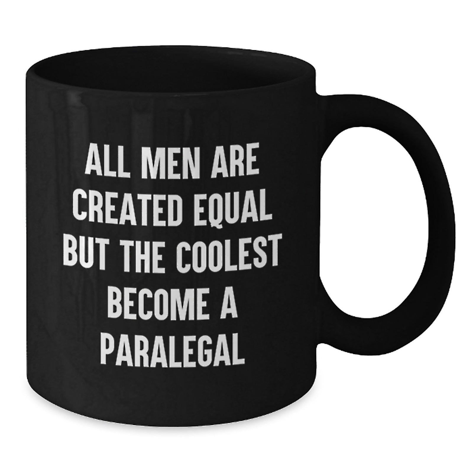 Funny Paralegal Gifts from Friends and Family - Unique Black Coffee Mug for Paralegal Men and Women on Christmas - Additional