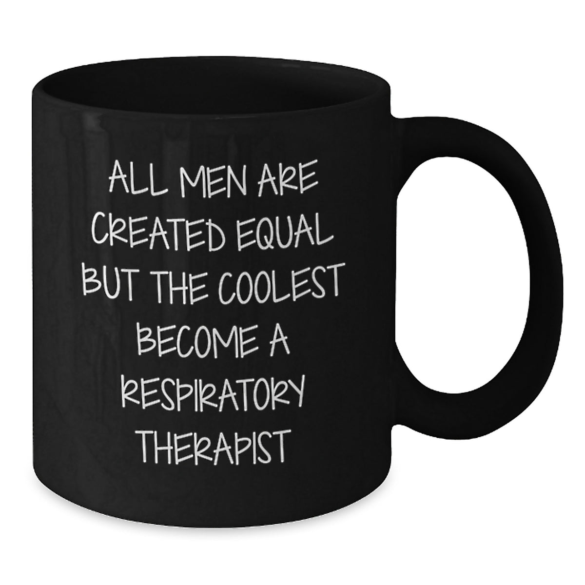 Funny Respiratory Therapist Black Coffee Mugs Gifts for Men from Coworkers, Unique Graduation Gifts for Respiratory Therapist Friends - Additional