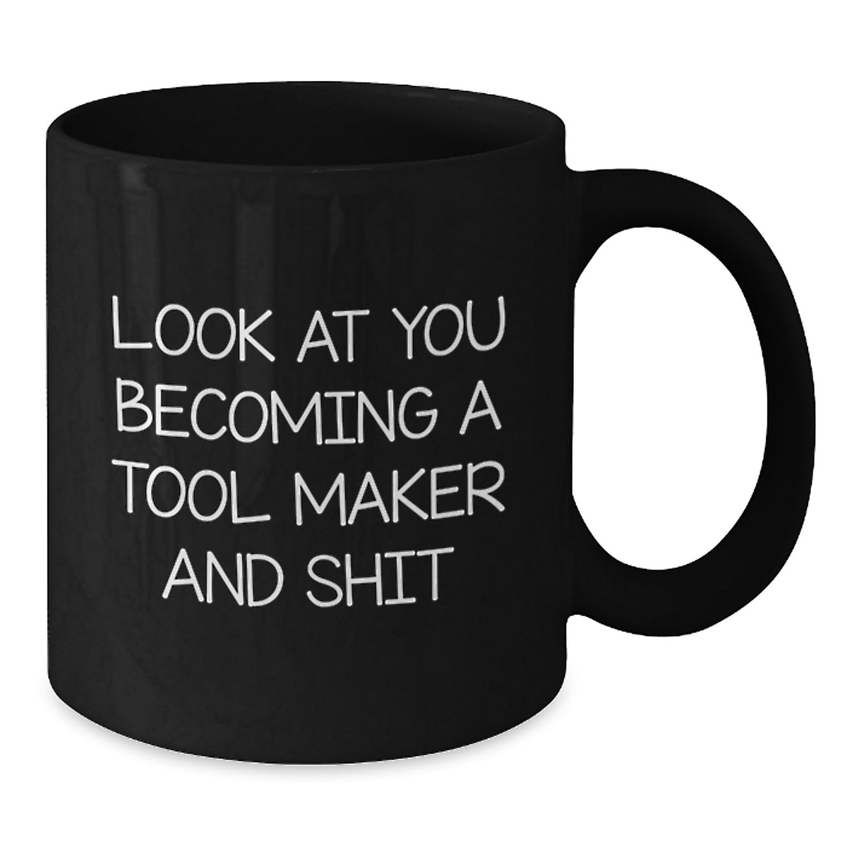 Birthday Gift Tool Maker Black Coffee Mug for Her – Present Surprise - Additional