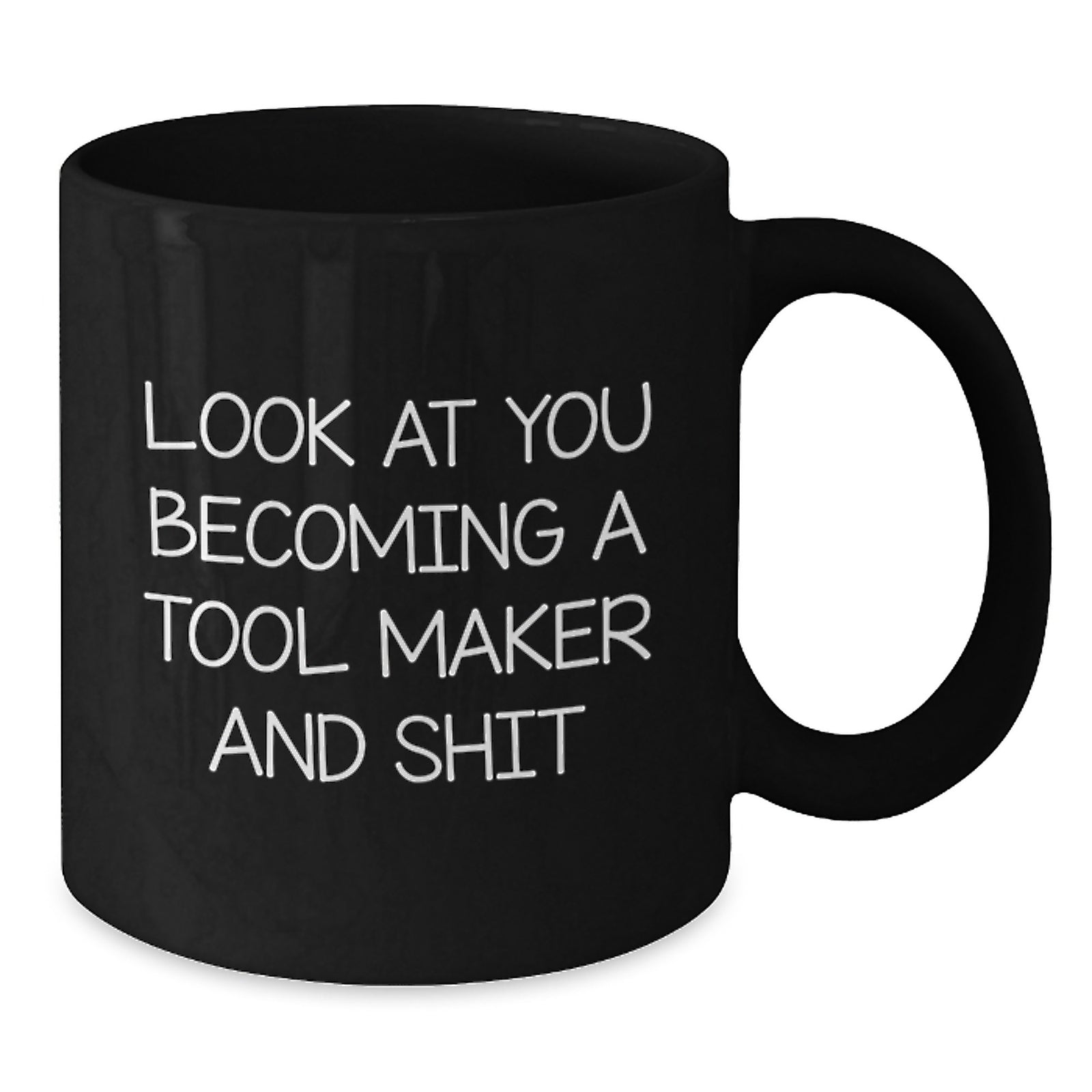 Birthday Gift Tool Maker Black Coffee Mug for Her – Present Surprise - Additional
