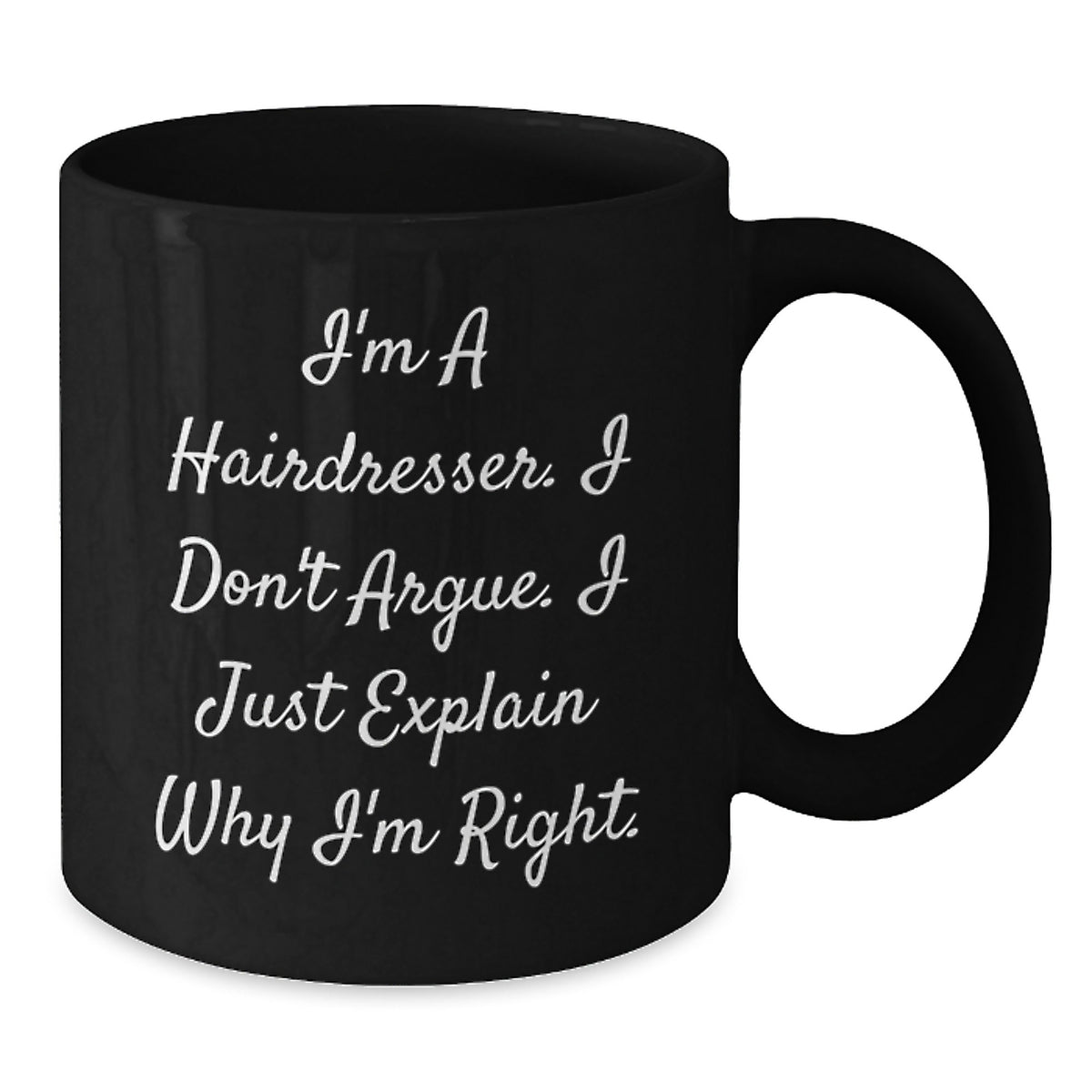 Funny Hairdresser Quotes Black Coffee Mugs Gifts from Friends to Hairdresser for Mother's Day Unique Gift Ideas - Additional