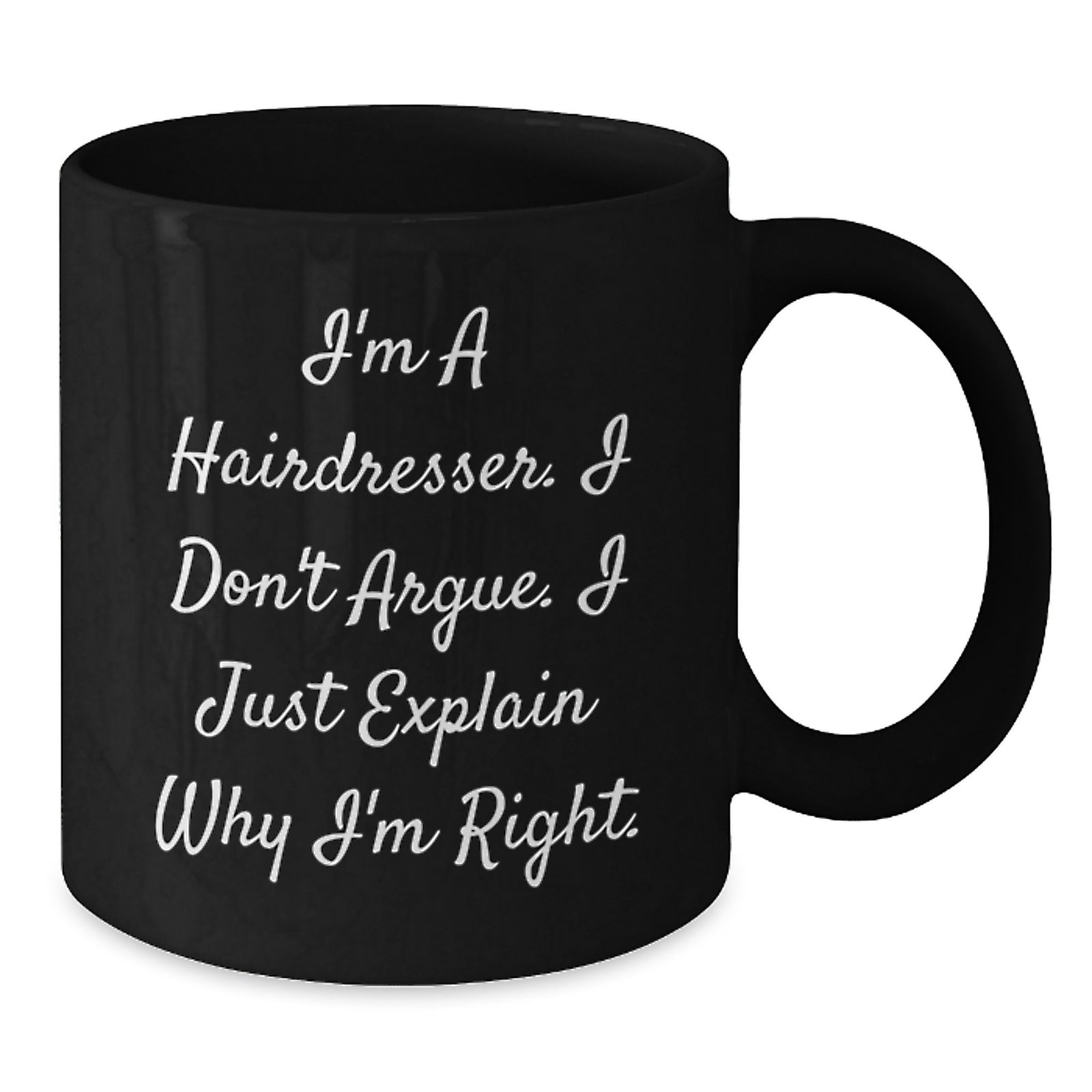 Funny Hairdresser Quotes Black Coffee Mugs Gifts from Friends to Hairdresser for Mother's Day Unique Gift Ideas - Additional