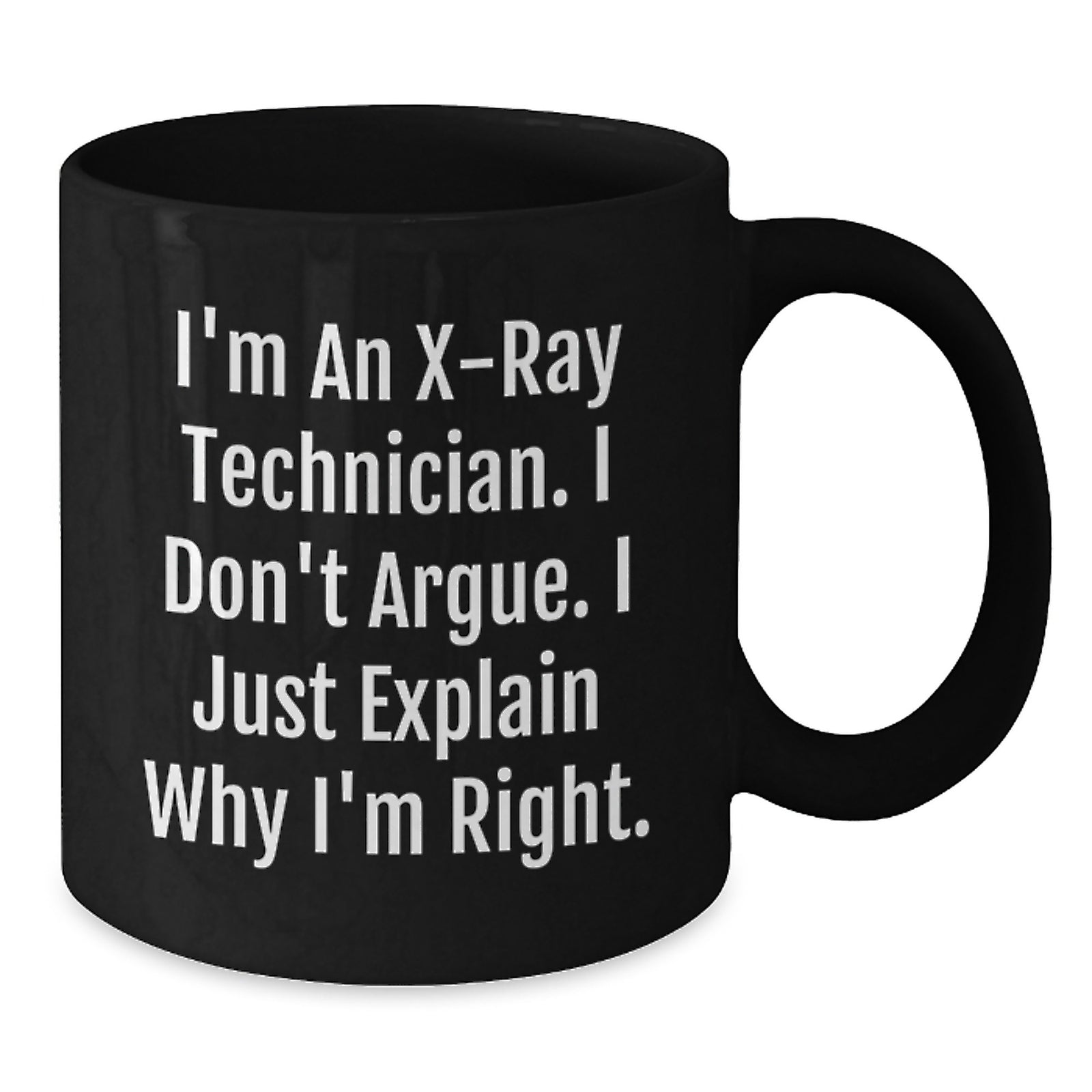 Christmas Gift for Her Humorous X-Ray Technician Coffee Mug Present - Additional