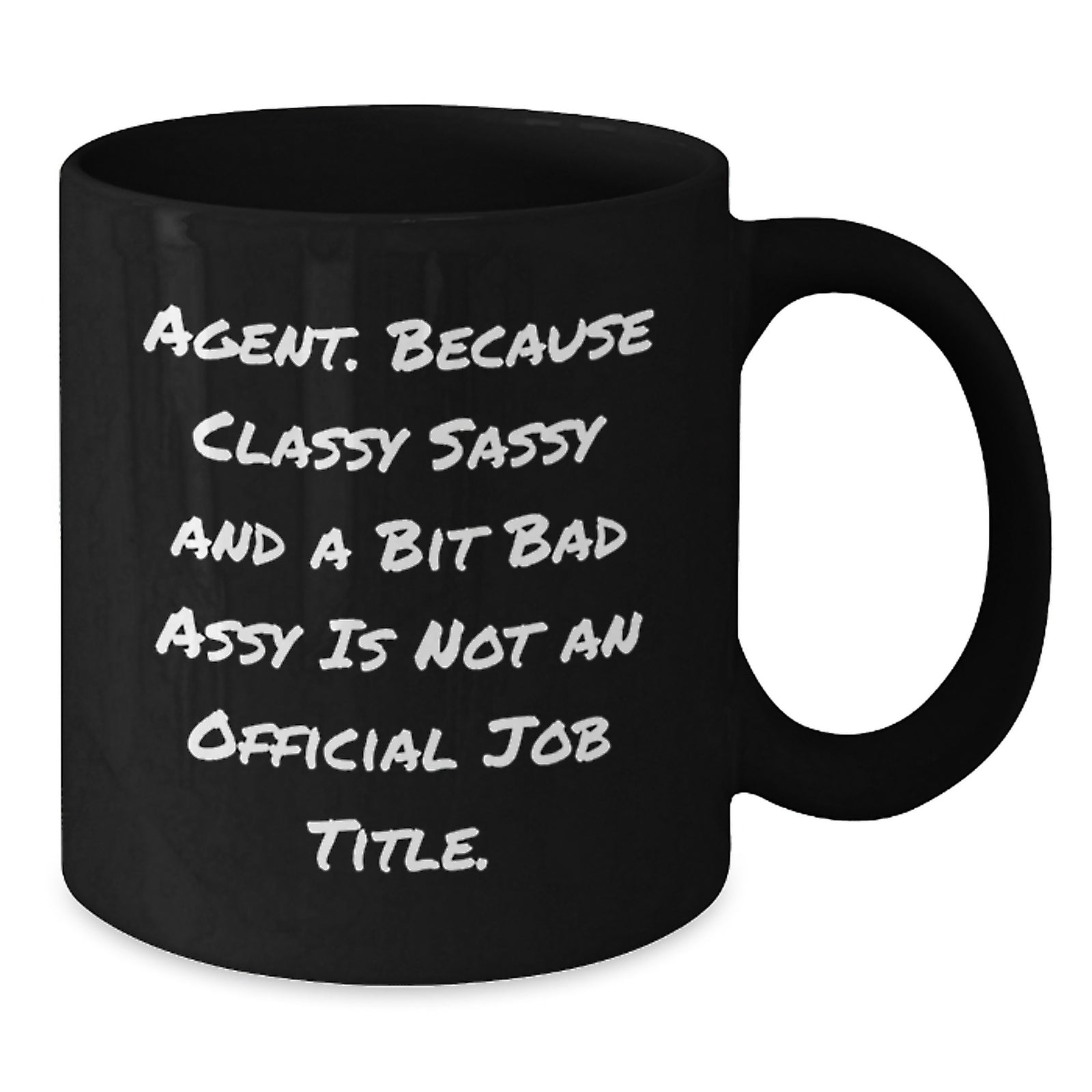 Funny Agent Gifts, Black Coffee Mug for the Agent in Your Life, Mother's Day Unique Agent Inspiration - Additional