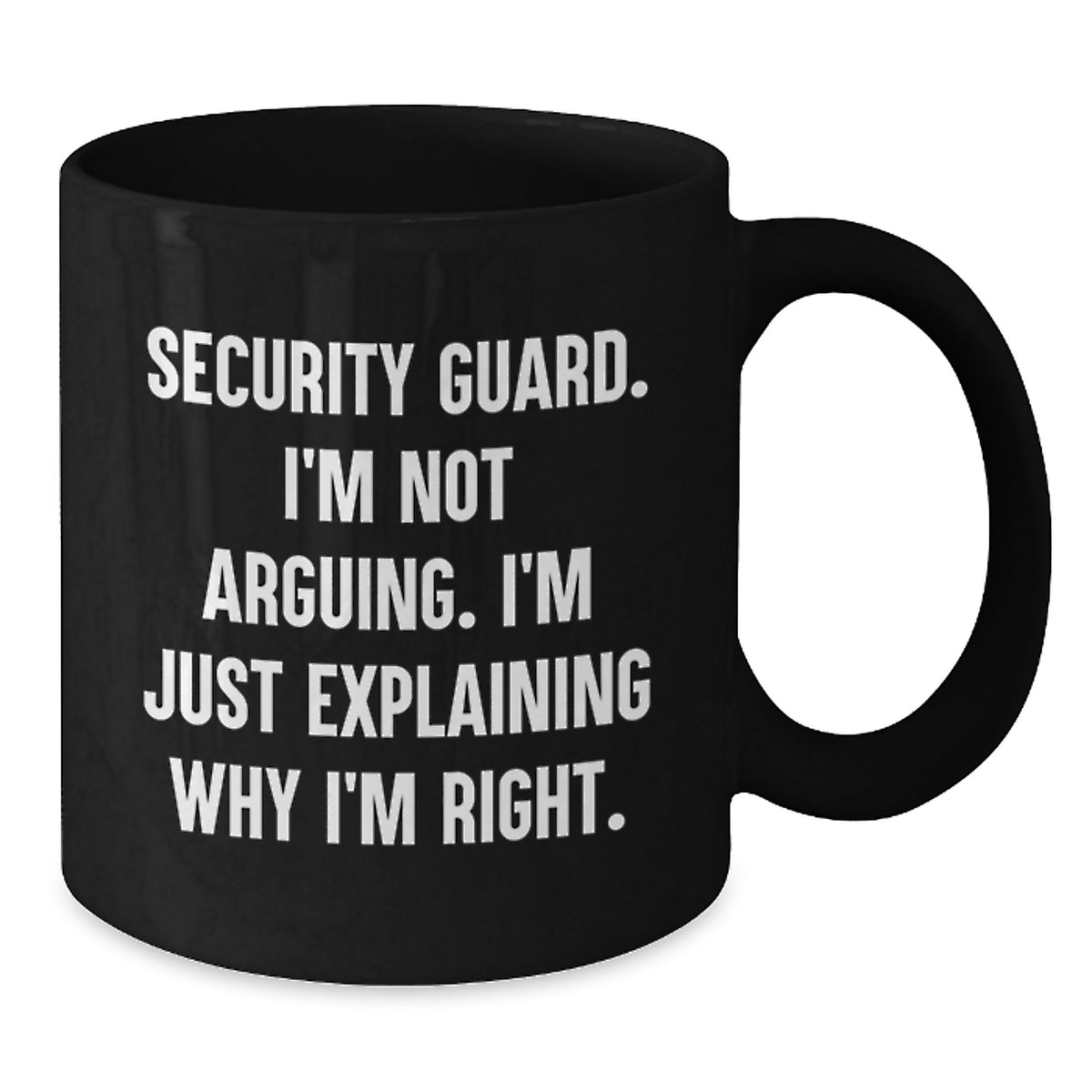Birthday Gift Security Guard Mug for Her Present - Additional