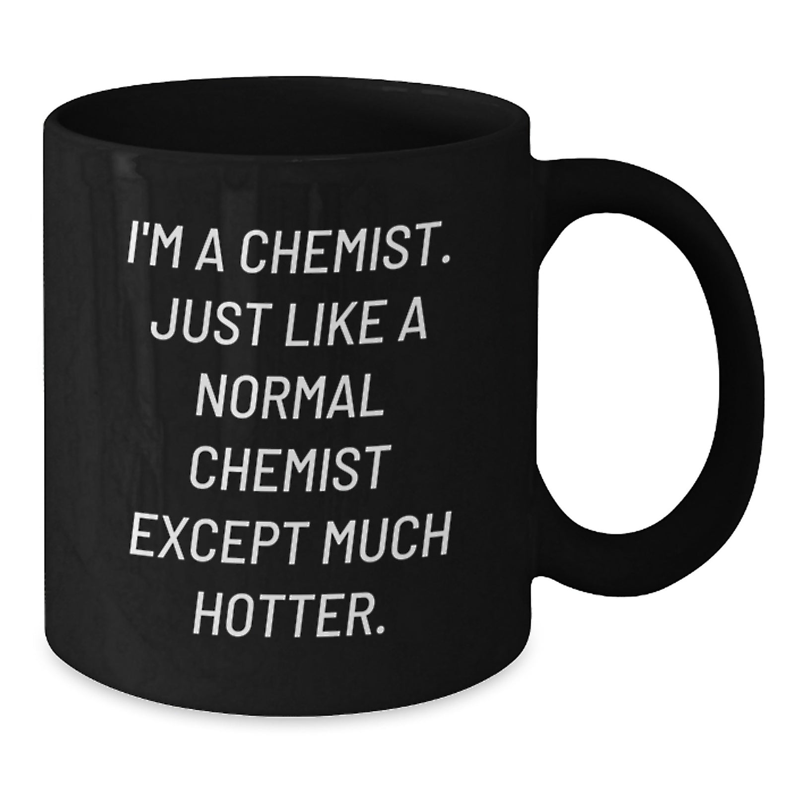 Funny Chemist Gifts for Men, Black Coffee Mug, I'm A Chemist - Unique Christmas Memorable Presents from Friends to Family - Additional
