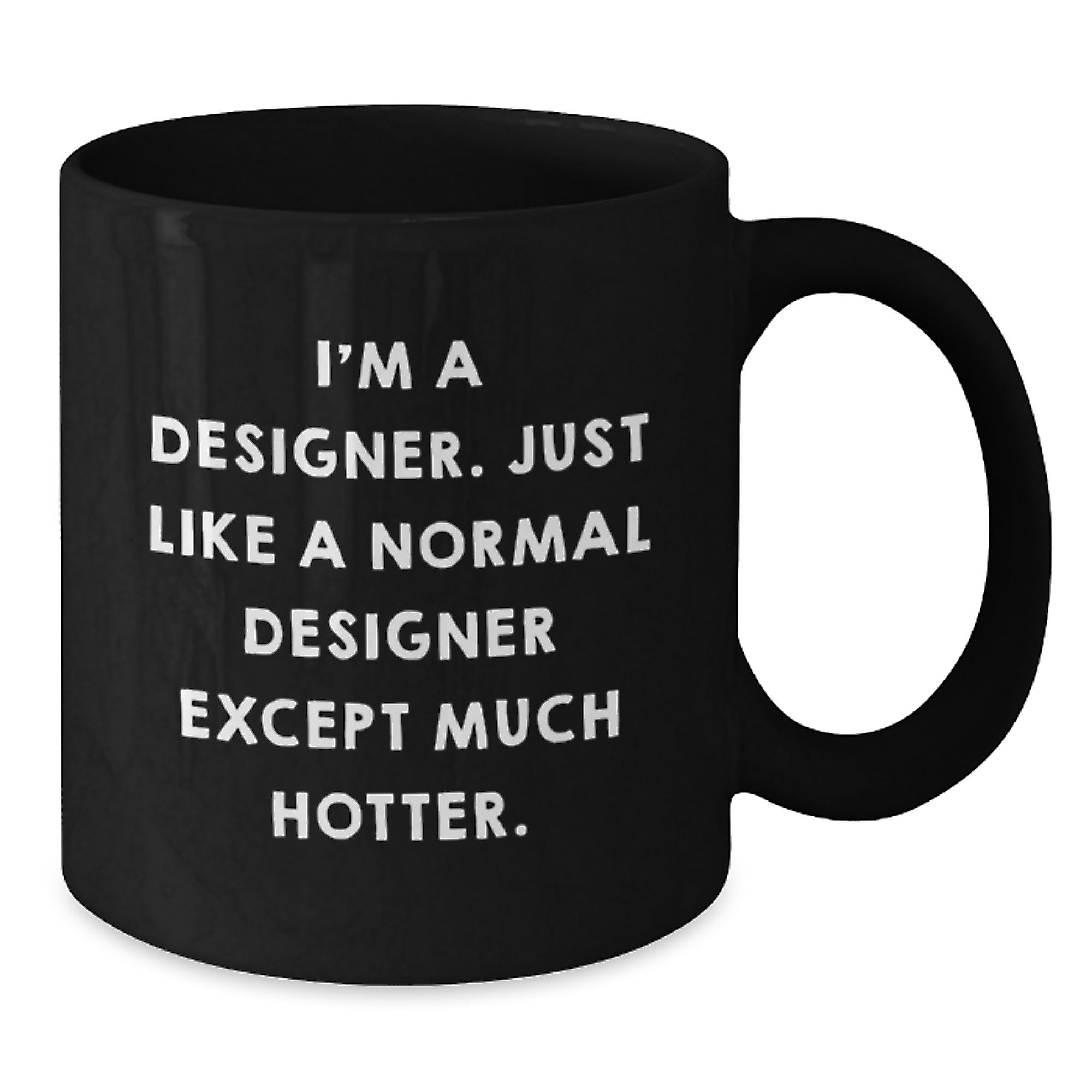 Christmas Unique Gifts for Designer Friends - Funny Designer Black Coffee Mug Gifts from Men, Women, Coworkers, Family - Additional