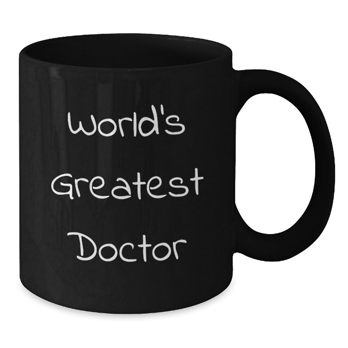 Doctor Keepsake Black Coffee Mug for Him Birthday Gift Greatest Doctor - Additional
