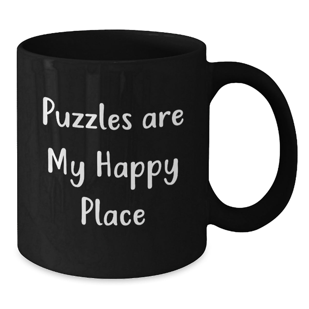 Puzzles Lovers Gifts from Family for Graduation Unique Funny Quote Black Coffee Mug - Additional