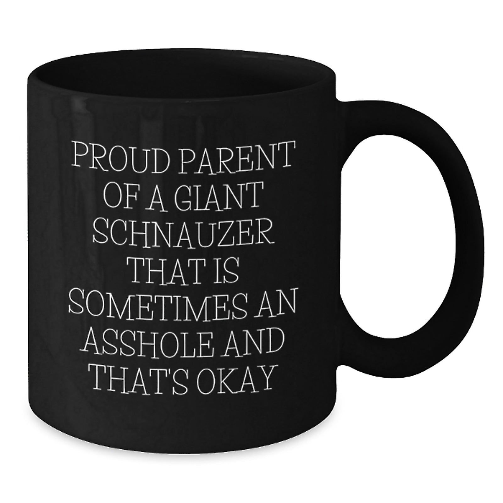 Funny Giant Schnauzer Dog Parent Gifts from Men to Friends for Graduation - Proud Parent Coffee Mug - Additional