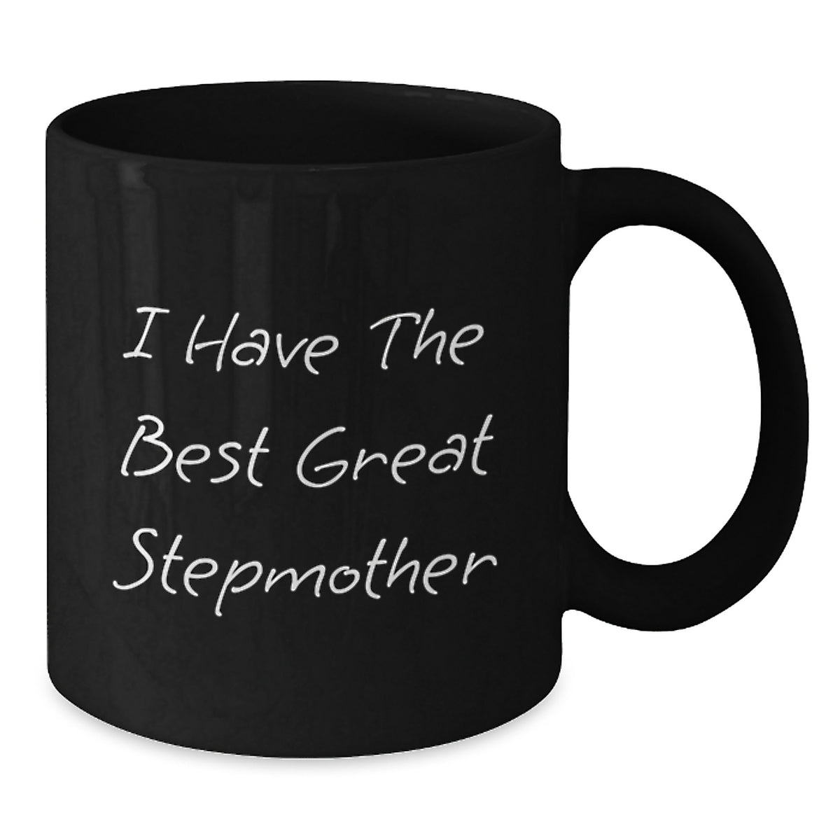 Funny Stepmother Gifts from Family Unique Black Coffee Mug for Stepmother on Graduation - Additional