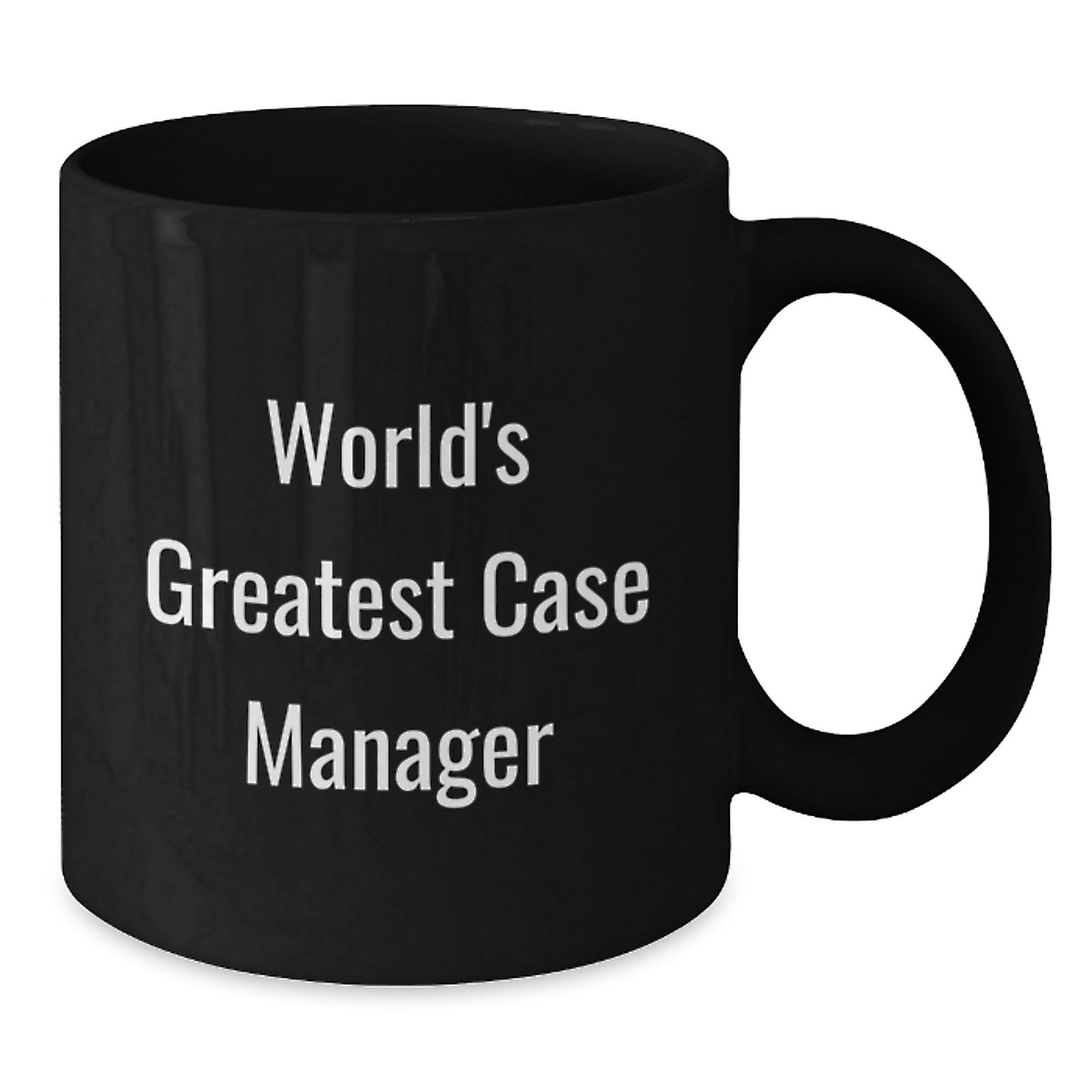 Funny Case Manager Gifts, World's Greatest Case Manager Mug, Black Coffee Mugs for Case Managers, Graduation Unique Gifts from Friends - Additional