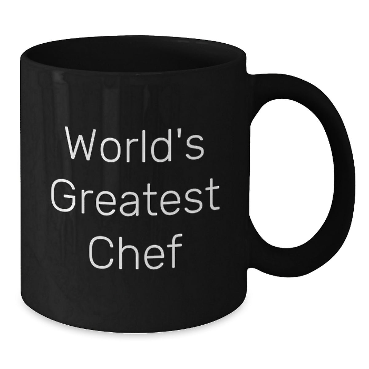 Chef Keepsake Black Coffee Mug for Him Greatest Chef Birthday Gift - Additional