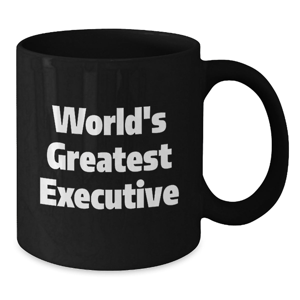 World's Greatest Executive Funny Birthday Unique Gift Ideas Black Coffee Mug from Friends for Her - Additional